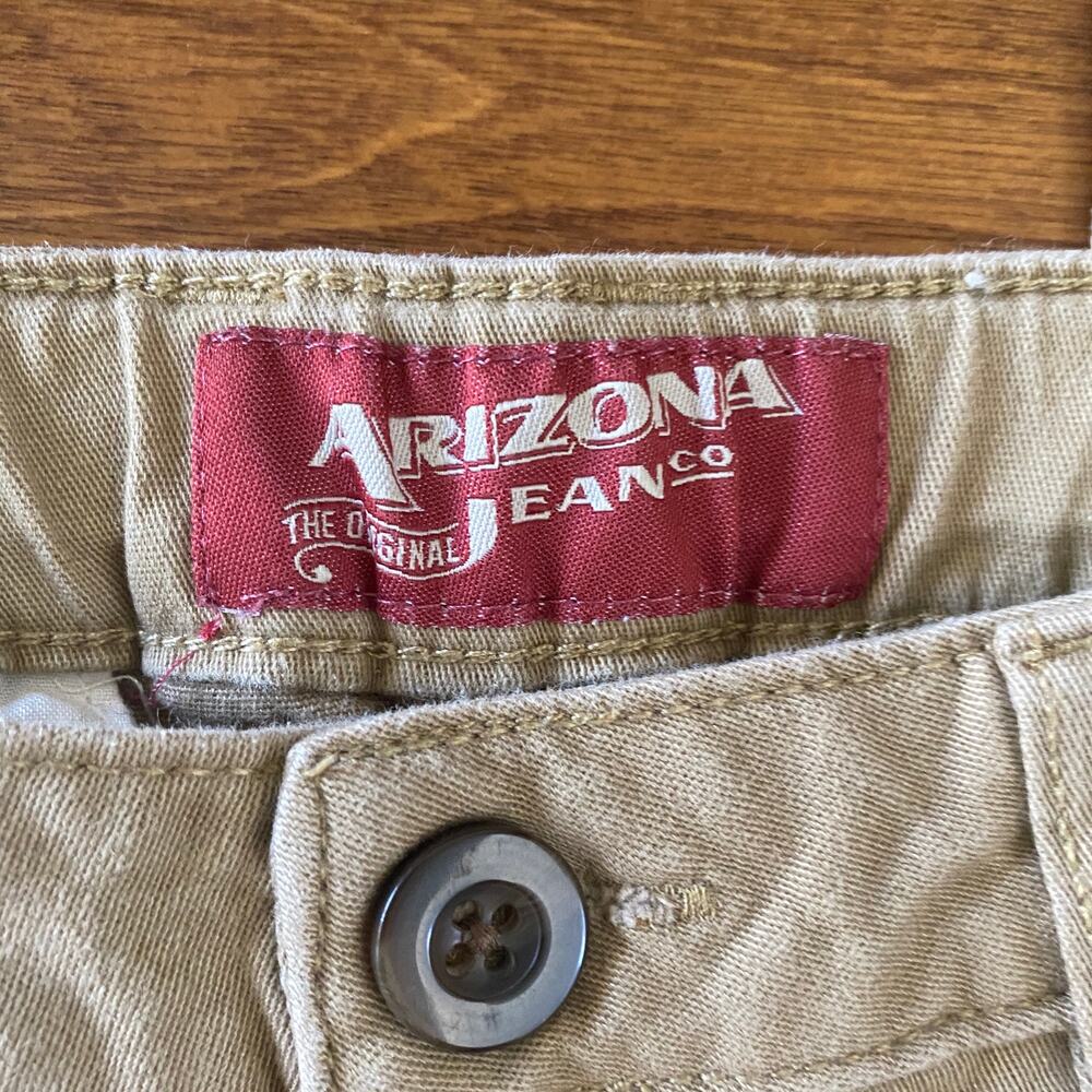ARIZONA JEAN COMPANY Khaki Boys Jeans Adjustable Waist Sz 8 - Picture 7 of 7